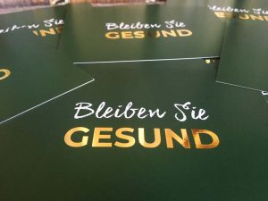 bleiben Sie Gesund